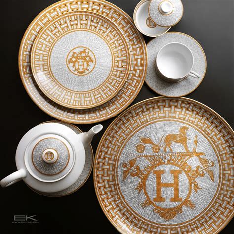 hermes digital tumbler|Hermes dinnerware sets.